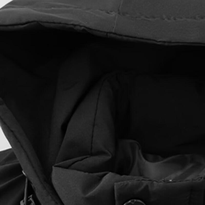 ROMON Men's Thickened Plush Lined Hooded Winter Padded Jacket