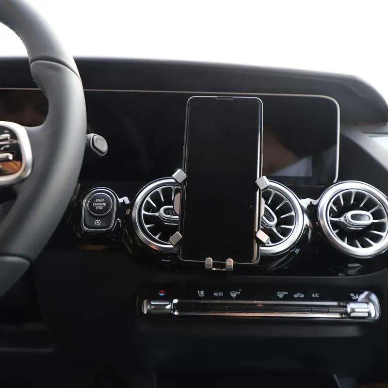 Car Mobile Phone Holder Accessories for Benz GLA X156 X247 EQA B ~2025 GPS Bracket Navigation Stand Auto