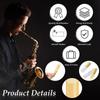10Pcs with Protective Cover Alto Saxophone Reed Traditional Reeds for Saxophone Alto  Beginners