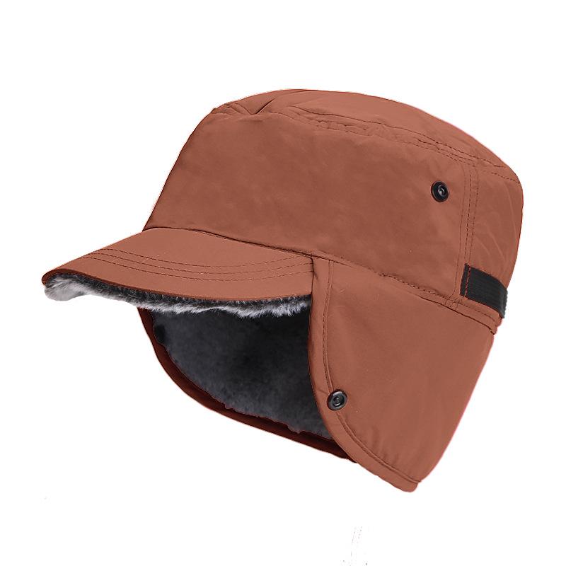 Winter Trapper Hat: Windproof Military-Style with Velvet Ear Protection for Men & Women