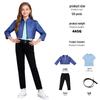 Judy Rabbit Police Officer Kids Cosplay Costume - Zootopia Halloween & Nick Fox Performance Outfit