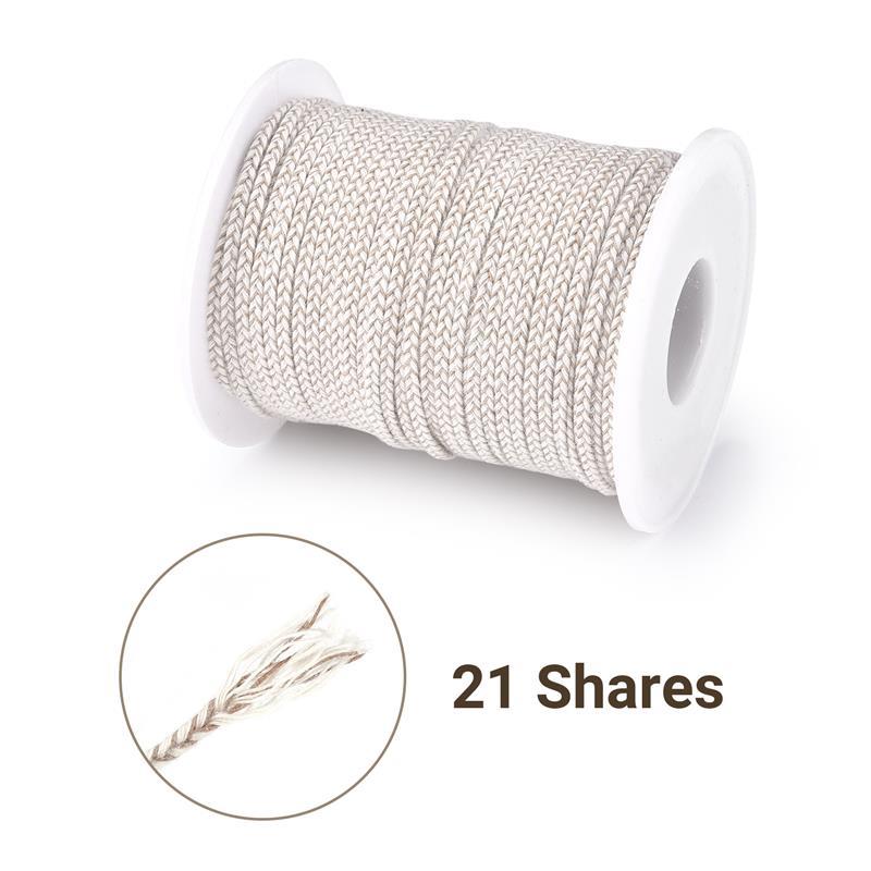 

1 рулон 50 метров фитилей для свечей, нарезанных случайным образом, восковой фитиль из чистого хлопка для изготовления свечей своими руками, вощеные фитили, инструменты для изготовления свечей ручной работы