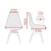 1PC Christmas Pattern Chair Cover Stretch Short Back Chair Covers Printed Dining Seat Covers for Home Bar Hotel Party Banquet