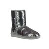UGG  Classic Short Boot Sequin - Silver Women Sneakers 1094982-SLVR
