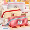 Multicolor Fabric Pen Organizer With Spacious Compartments For School And Gift Purposes