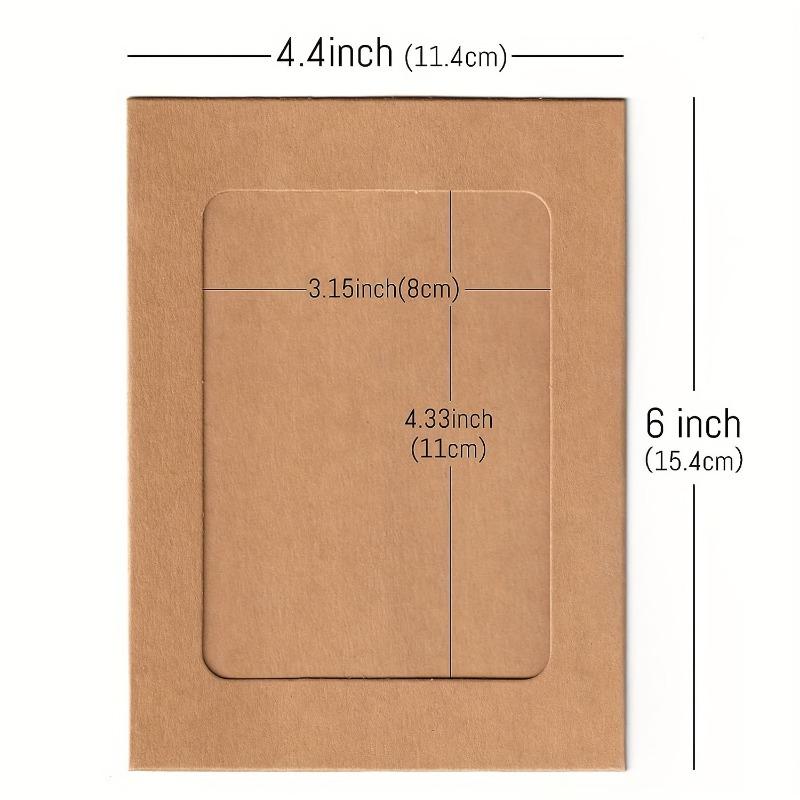 Cornici per Foto Po in Carta 10 Pezzi Cornici Appese in Carta Kraft Display per Cornice Po per Bambino per Decorazione Murale Casa con Clip e Spago Gratuiti