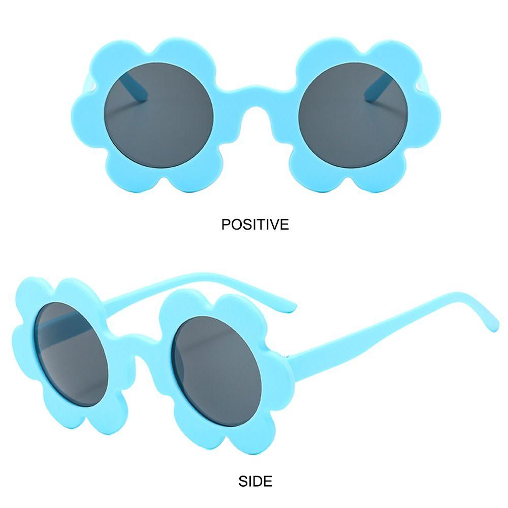 Trendy Sunflower Sunglasses for Women Retro Round Flower Sun Glasses Fun Novel Disco/Festival/Party Shades for Adults