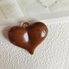 Acrylic Heart Pendant & Bead Set for DIY Charm Necklaces, Phone Chains & Accessories