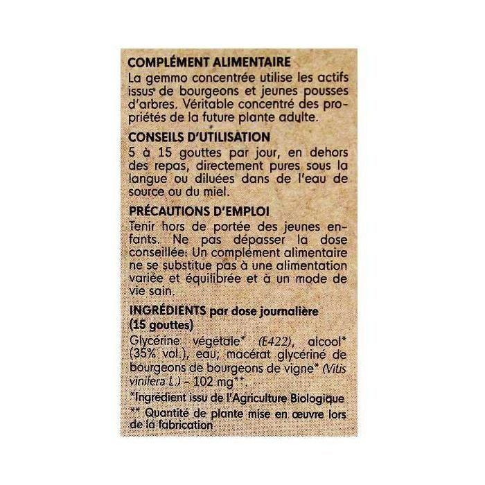 Herbalgem Macérat Concentré Vigne Bio 30ml