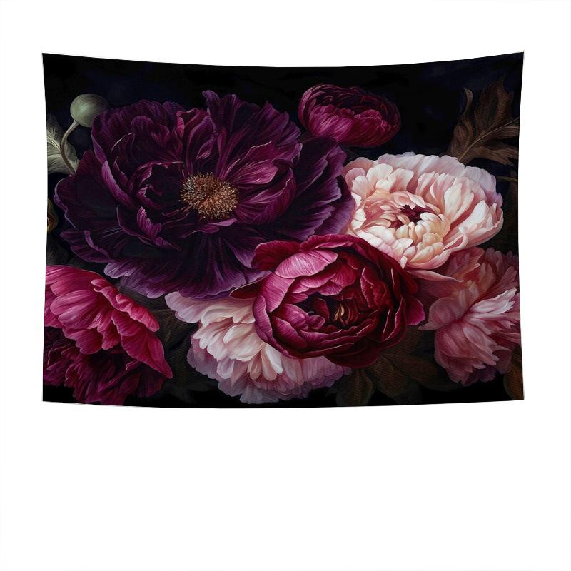 Floral Tapestry Wall HangingBotanical Flower Wall ArtLarge TapestryBoho Home DecorNature AestheticRoom DividerBedroom DecorLivin