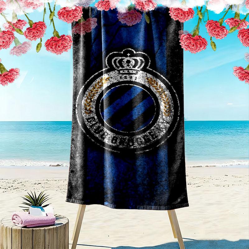 -Club Brugge KV Print Beach Towel, Large Soft Quick Dry Towel for Beach Camping Swimming
