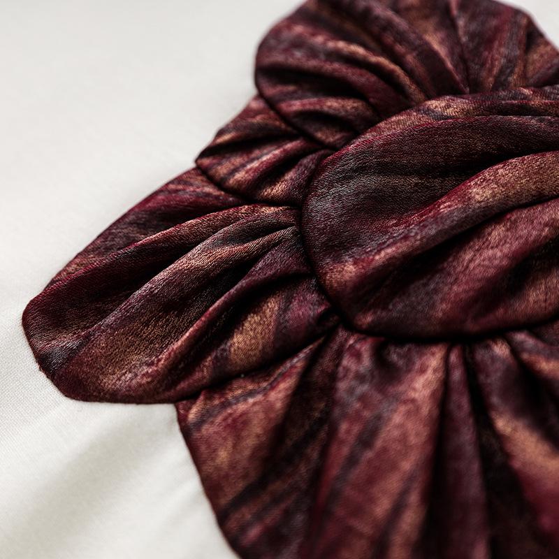 Three-Dimensional Goldfish Sequin Embroidery High Elastic Fashion Casual T-shirt