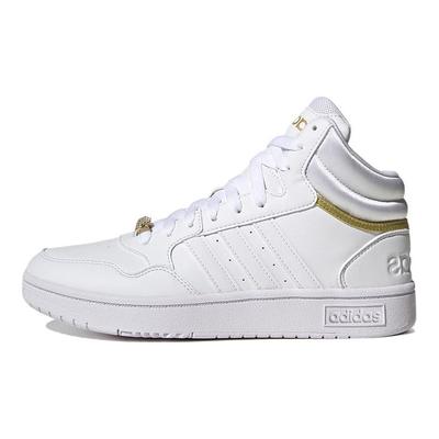 Hoops 3.0 Mid Classic Gold Metallic Women Sneakers White Cloud-White GY4752