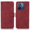 KHAZNEH For Xiaomi Redmi 12C 4G/11A 4G Flip Leather Phone Case Textured Anti-scratch Phone Cover Stand Wallet