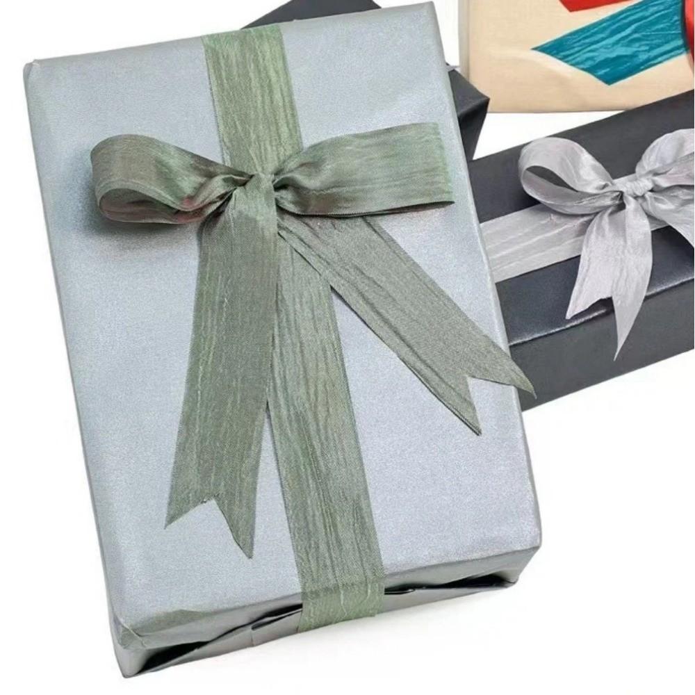 DIY Packaging Ribbon 5-Yard Gift Wrapping Ribbon Korean Pleated Ribbon Jewelry Display Packaging