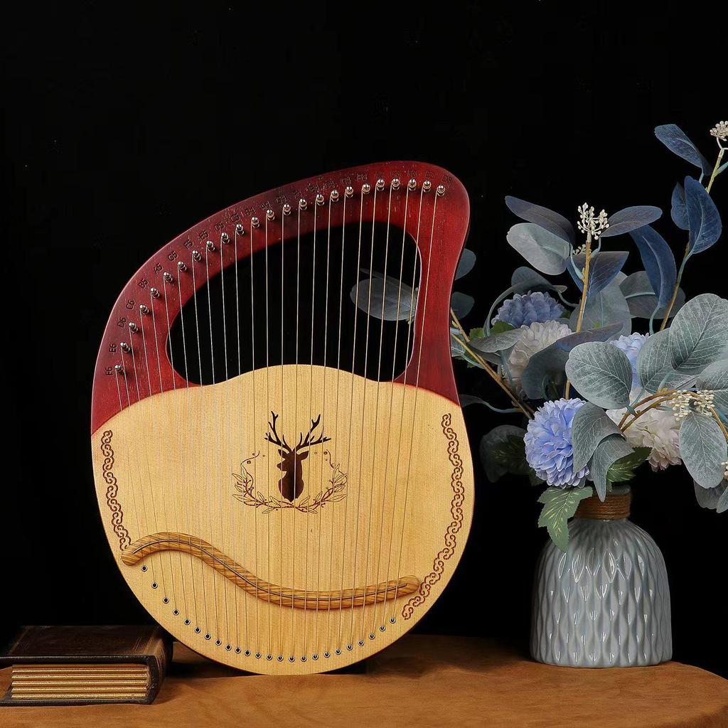 19-Tone Mini Lyre Harp - Beginner's Instrument