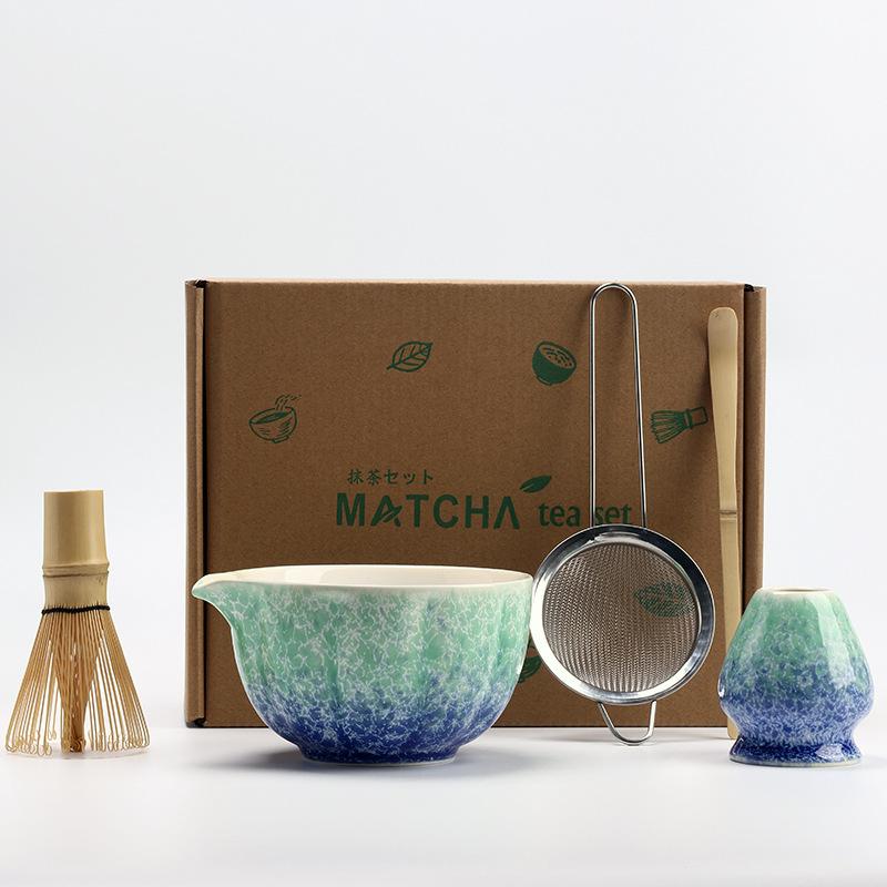 5pcs/set Japanese Matcha Set Vintage Bamboo Matcha Brush Exquisite Matcha Bowl Tea Tools Accessories Ceremony Great Gifts Box