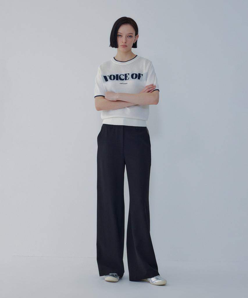 Bobeu Lettering Jacquard Knit Pullover_White 7156250005