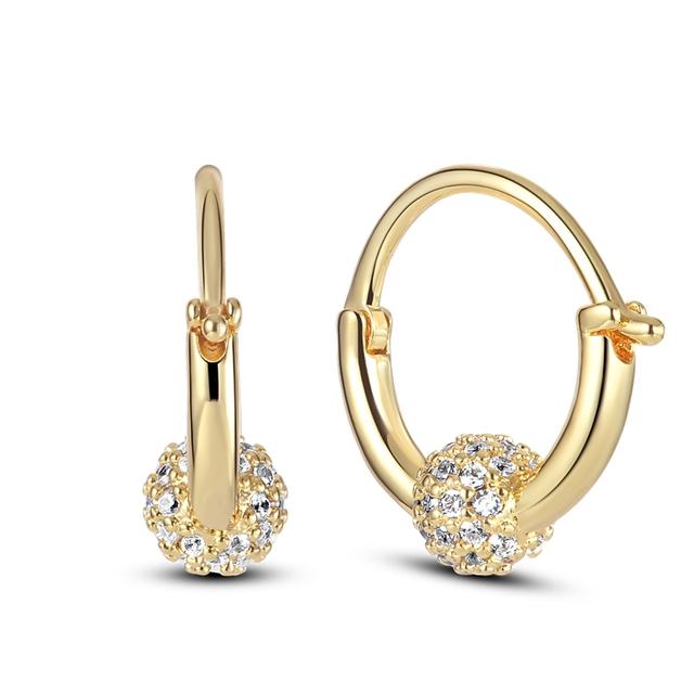 Double Hoop Dangle Earrings Silver Color Fit Original Brand Charms Fine Body Jewelry Gift For Fashion Women 