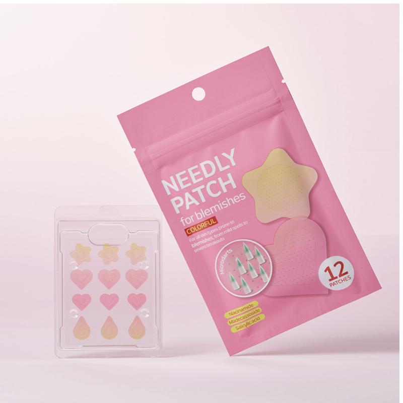NEEDLY Patch for Blemishes Colorful (12 Patches)