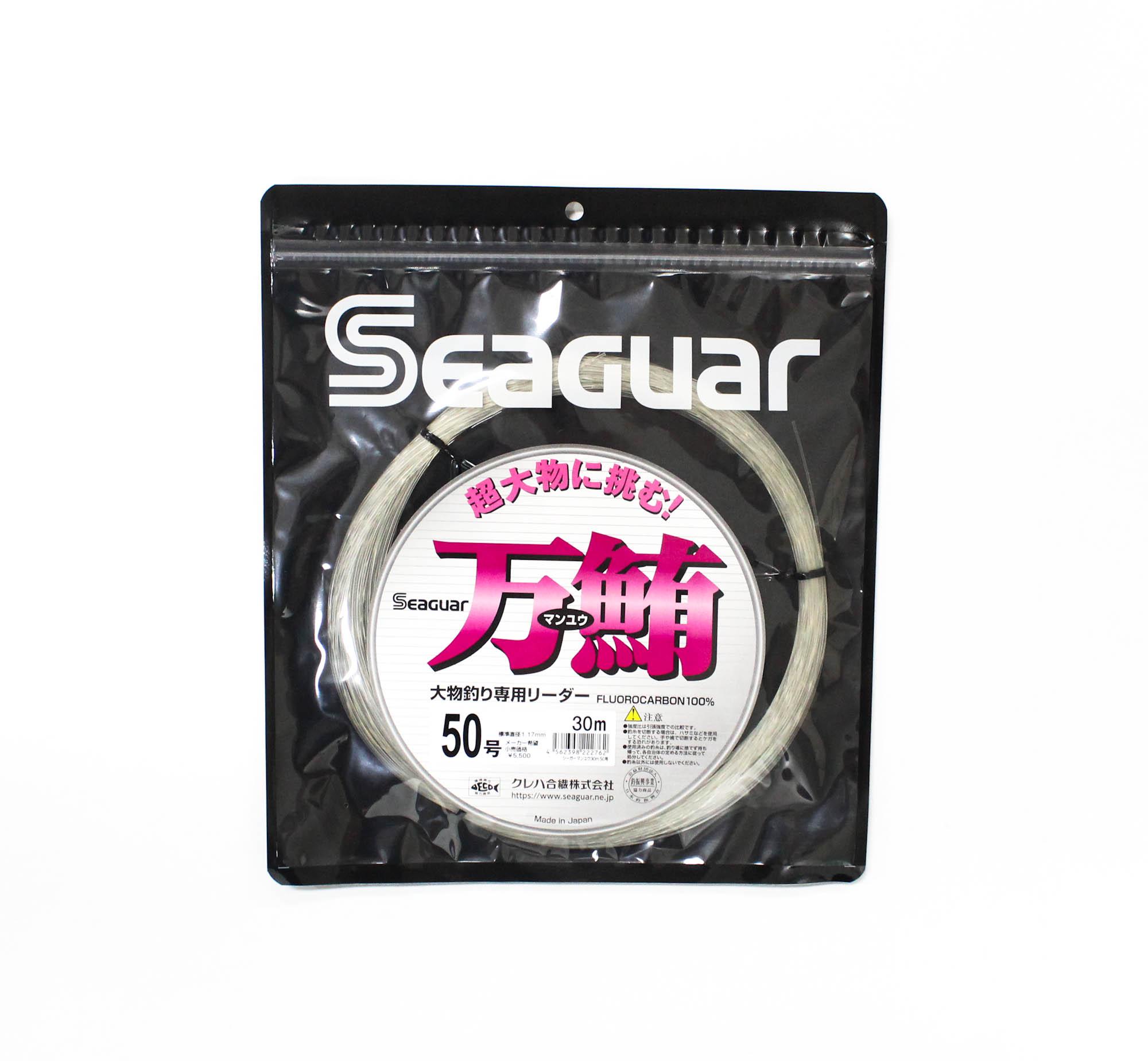 

Seaguar Флюорокарбоновая леска Manyu Shock Leader 30 м Размер 50 (2762) чистый