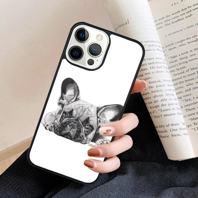 French Bulldog Phone Case Cover For iPhone 17 Air 16 15 14 plus 11 12 13 pro max coque Shell Fundas