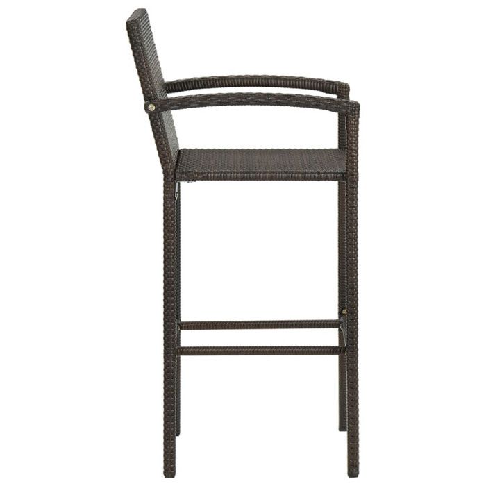 VidaXL Lot de 2 Tabourets de Bar, Chaise de Pub, Siège de Bistrot, Meuble de Salle à Manger Cuisine Salon Maison Intérieur, 313451