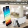 Giantree Ultra Thin Cell Phone Holder, Adjustable Mini Alloy Phone Kickstand Portable Phone Stand Foldable Phone Stand for Mobile Phone Tablet