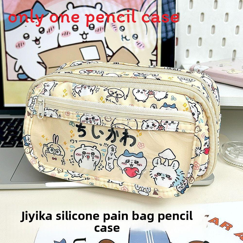 Ute Hello Kitty Capybara Crayon Shinchan Pencil Case With Large Capacity Multilayer Storage For Students GiyikaMouse