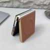 For Samsung Galaxy Z Flip7 5G Magnetic Case Nappa Texture PU+TPU+PC Phone Back Cover