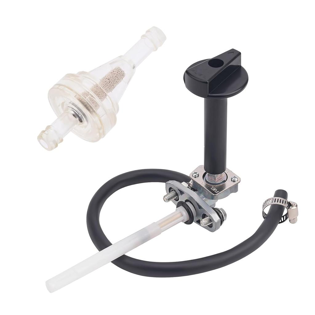 AHL Fuel Filter & Gas Tank Fuel Petcock Shut Off Valve Switch Compatible with Honda Recon 250 Rancher 350 420 Foreman 400 Foreman 450 FourTrax