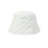 Seersucker Pleating Women's Bucket Hat Thin Small Square Summer Sun Hat