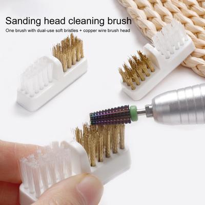 Nützlicher Nagelbohrer-Reiniger, Basis-Kleber-Design, Kupferdraht, gründliche Reinigung