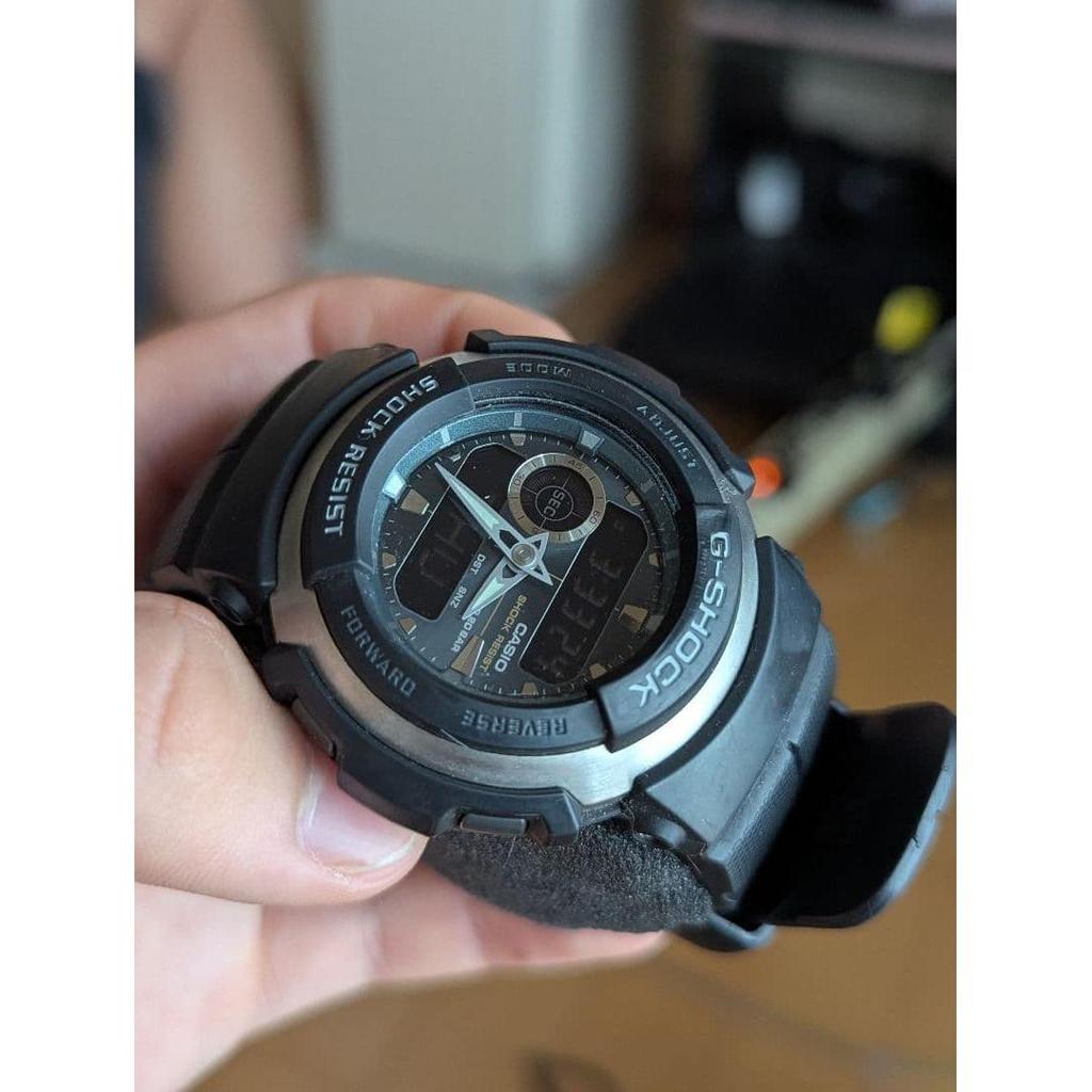 Used G-SHOCK CASIO 3750 G-300 Used with Box, Signs of Wear