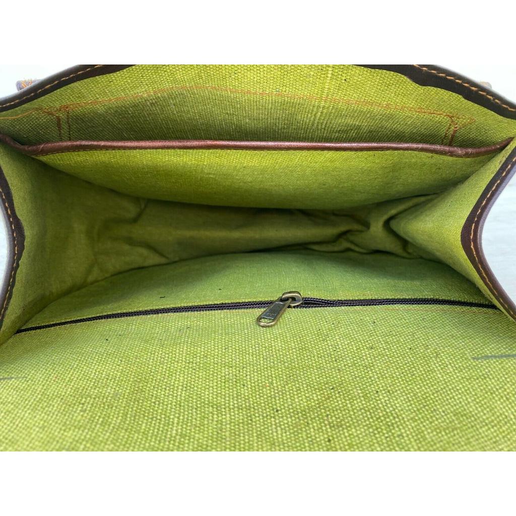 13 Zoll großes Leder-Motorrad, 1 Paar Satteltaschen, Gepäcktaschen(Dunkelbraun)