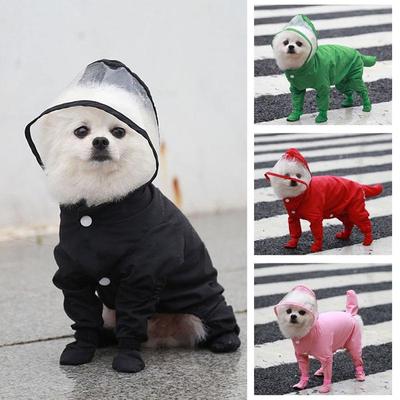 Psí kombinéza Nepromokavá pláštěnka s celopotahem Plášť do deště Pláštěnky Jednodílný kostým pro mazlíčka Čivava Teddy Yorkie Pláštěnky