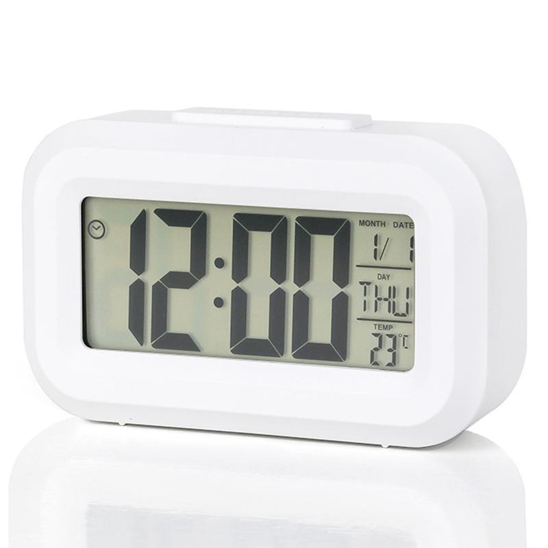 

Многофункциональный цифровой будильник с электронным цифровым экраном, настольные часы с дисплеем даты и температуры с ночной подсветкой A1