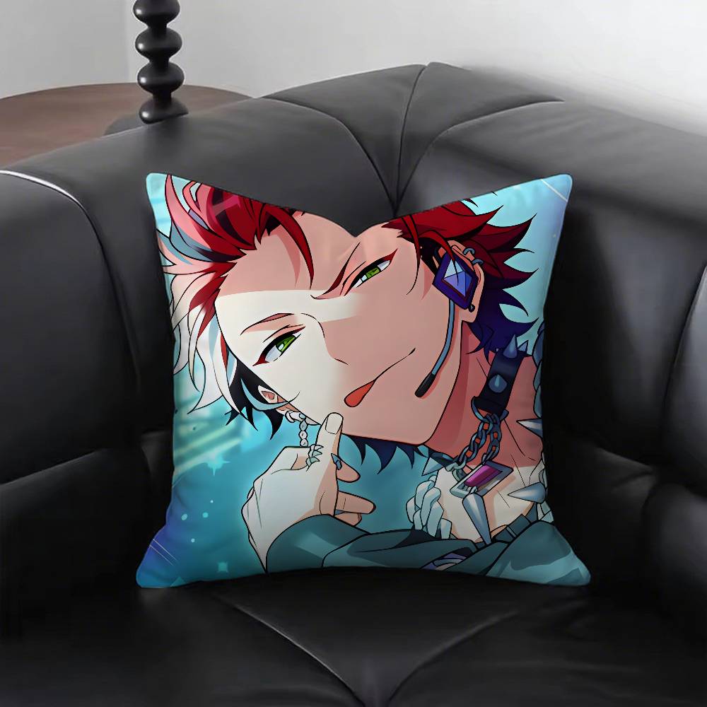 1pc Kuro Kiryu Pillow Case Fashion Square Pillowcase Bedroom Sofa Room Ins Decoration Leisure