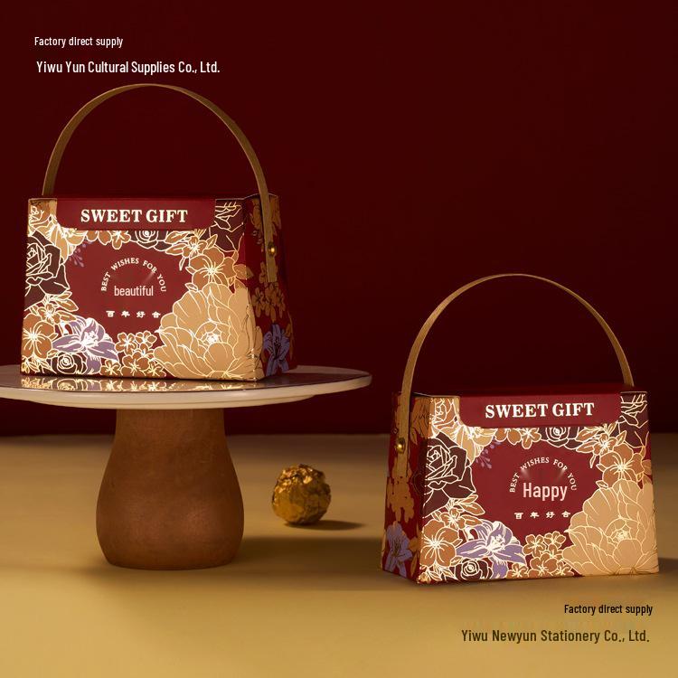 2025 Chinese Style Wedding Engagement Candy Box