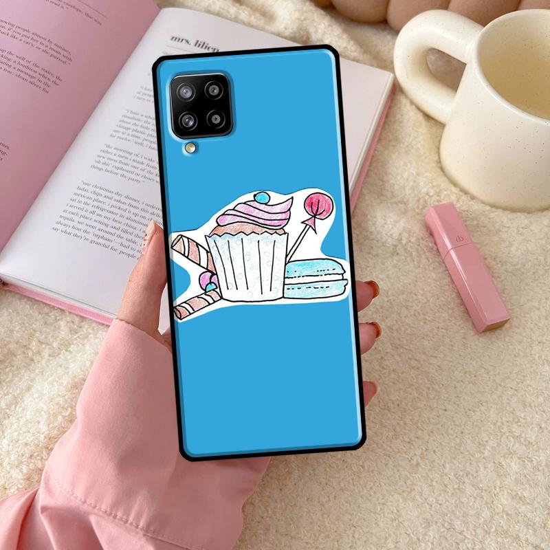 Macarons Cake Dessert For Samsung Galaxy A16 A26 A36 A56 A06 A53 A33 A13 A12 A32 A52 A55 A35 A15 A54 A34 A14 Case