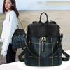 Women Plaid Nylon Female Travel Daypack Laptop Backpack Book Schoolbags Feminina School Casual Rucksack Women Bag