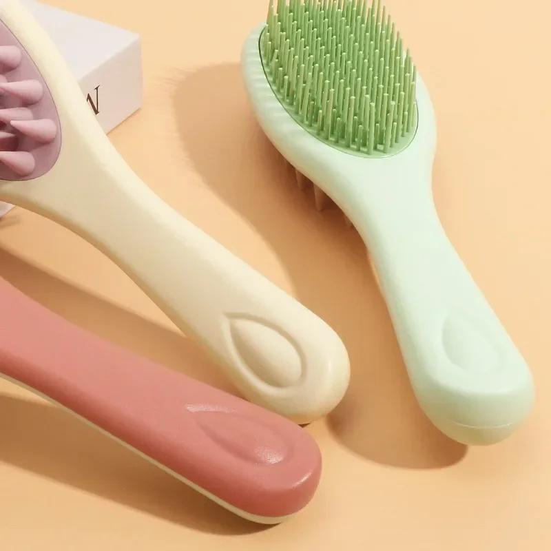 Shampoo Brush Scalp Massage Brush Head Washing Comb Two-sided Hair Massager Bath Brush Body Scrubber Hair Accessories