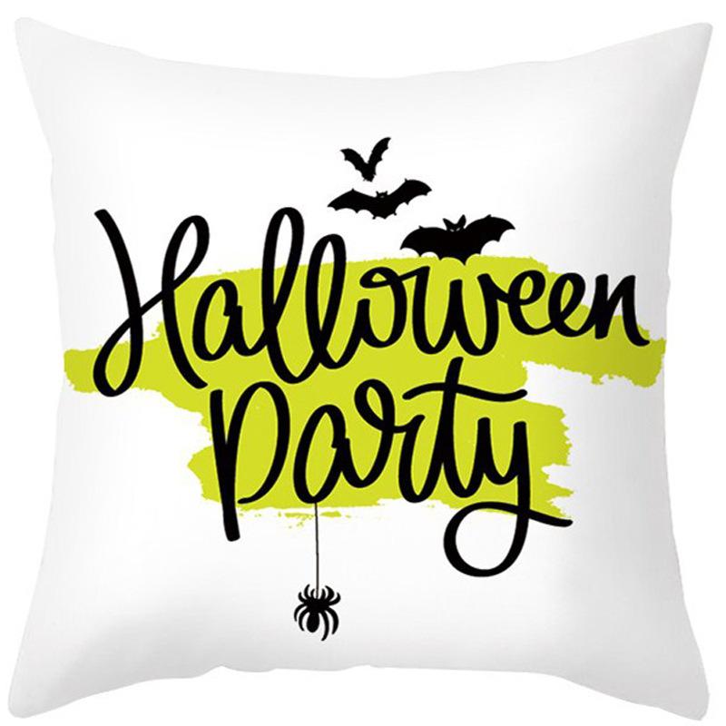 New Halloween Pillow Cover Home Decoration Spoof Pumpkin Sofa Waist Cushion Cushion Cover Pillow Cover
