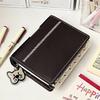 A7 Brown Leather Notebooks Kawaii Hand Ledgers 2025 Pocket Books