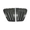 For VW Golf MK7 MK7.5 2013- Car Rear Louver Window Side Shutter Cover Trim Sticker Vent Scoop ABS Carbon Fiber Black Parts
