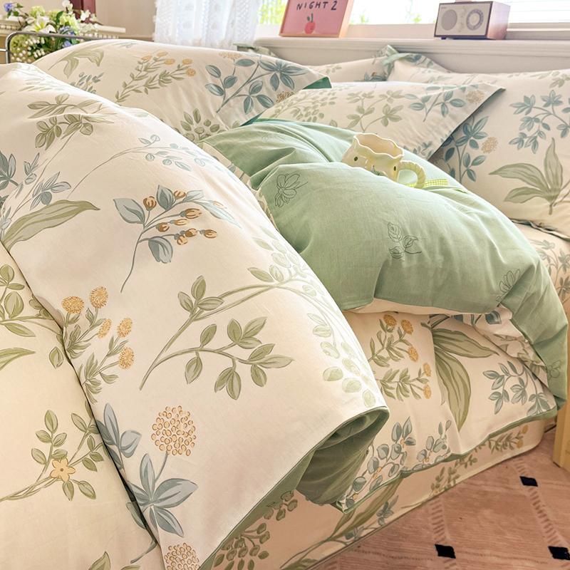 

Гипоаллергенный комплект пододеяльника 100% хлопок, Постельное белье (1 Пододеяльник 2 Наволочки), Скрытая застежка-молния, Легкий уход, Разные размеры 150x200cm(59x79 in)