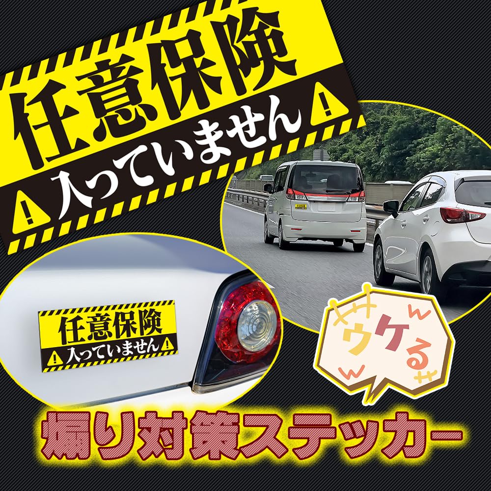 Magnetic Sticker, Car 7.9 x 3.5 inches (20 x 9 cm), Reflective, Night Glowing,