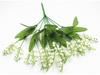Lily of the Valley Artificial Wedding Bouquet—Fake Flowers for Living Room Decor & Bride Ornaments, 7 Forks Wind Chimes