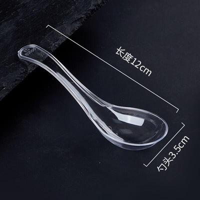 Miaojie Einweg-Plastiklöffel (100er-Packung)