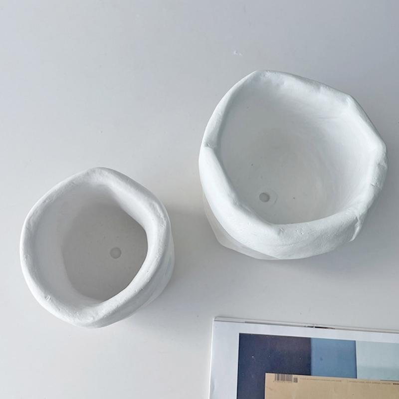 Candles Holder Resin Mold,Cement Gypsum Flower Pot Silicone Molds Epoxy Resin Casting Molds for DIY Jewelry Storage Box